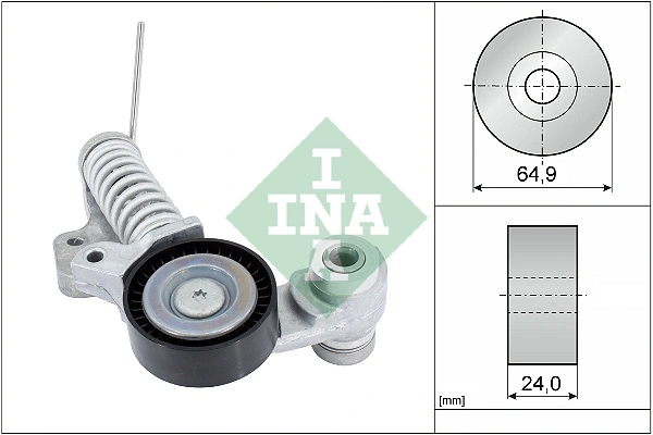 Belt Tensioner, V-ribbed belt